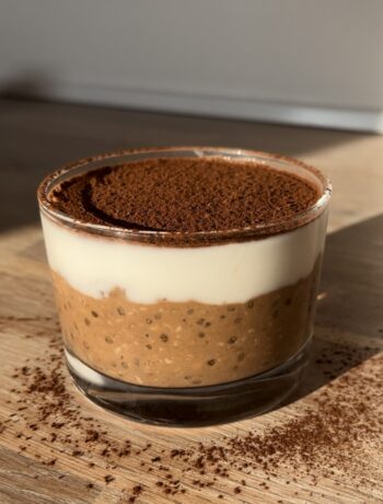 tiramisu overnight oats opskrift