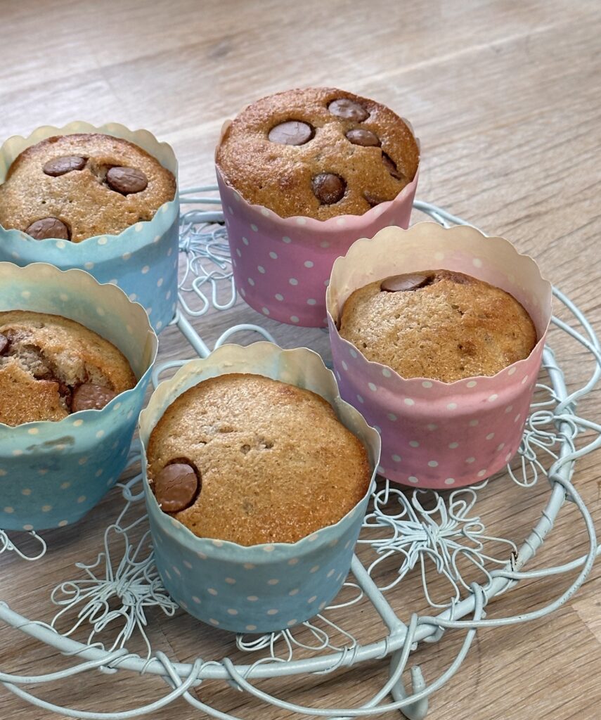 Hjemmelavede bananmuffins