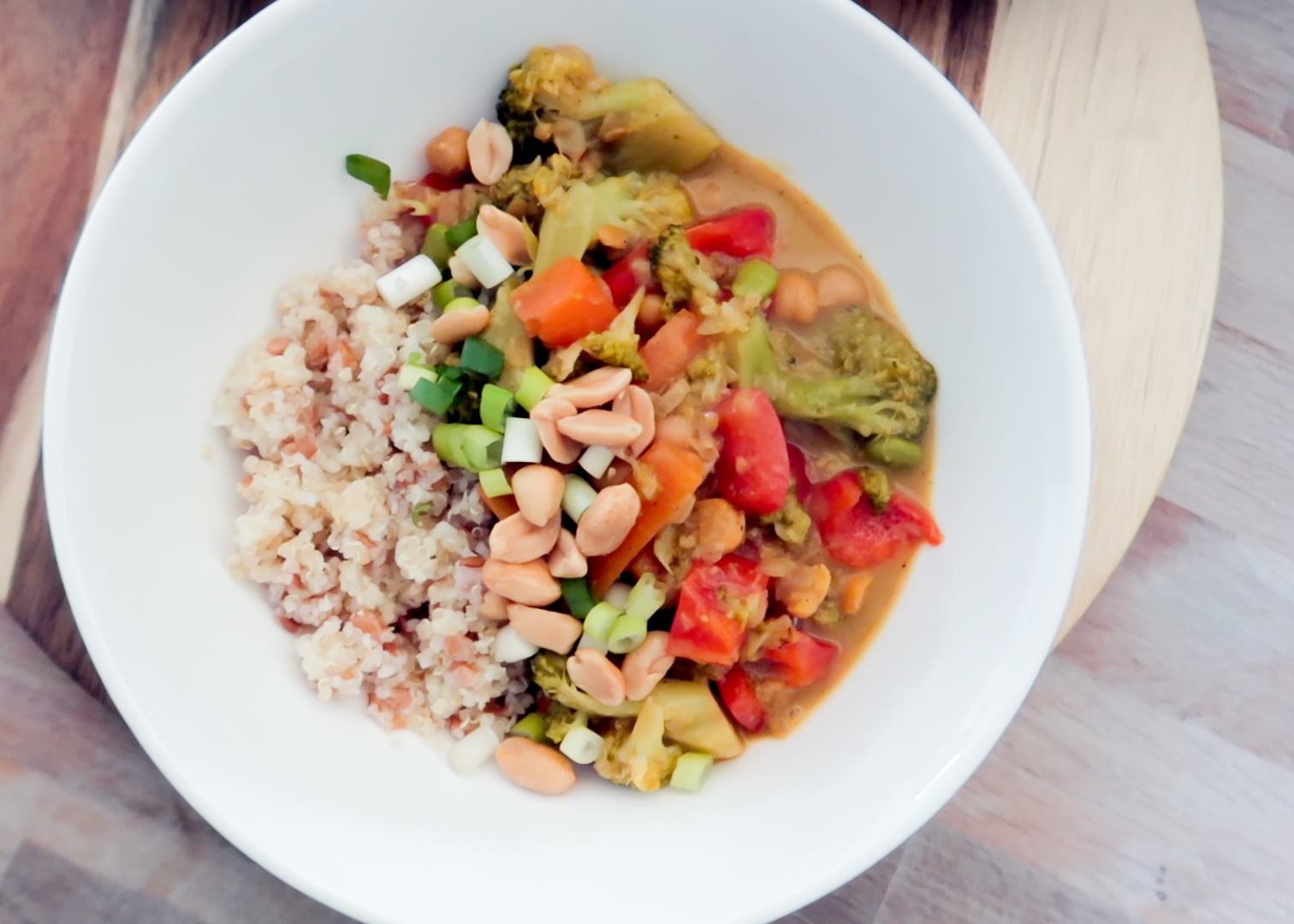 Vegansk panang curry
